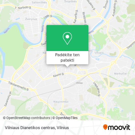 Vilniaus Dianetikos centras žemėlapis