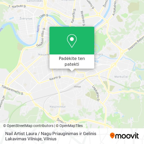 Nail Artist Laura / Nagu Priauginimas ir Gelinis Lakavimas Vilniuje žemėlapis