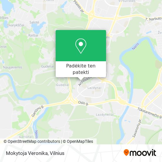 Mokytoja Veronika žemėlapis