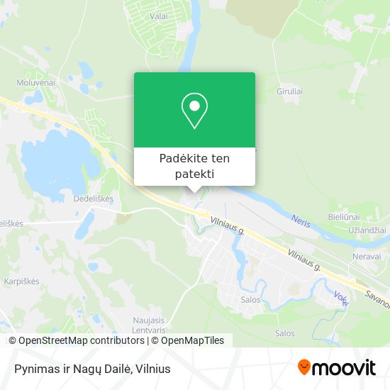 Pynimas ir Nagų Dailė žemėlapis