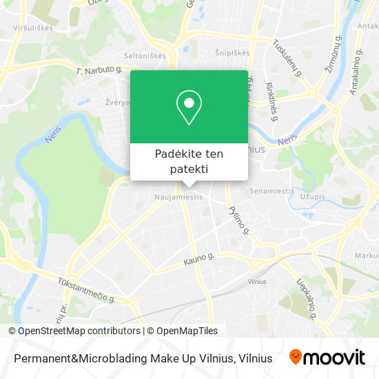 Permanent&Microblading Make Up Vilnius žemėlapis