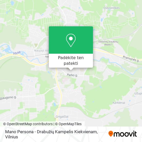 Mano Persona - Drabužių Kampelis Kiekvienam žemėlapis