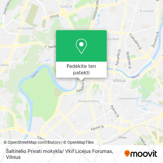 Šaltinėlio Privati mokykla/ Vkif Licėjus Forumas žemėlapis