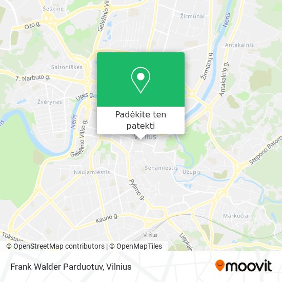 Frank Walder Parduotuv žemėlapis