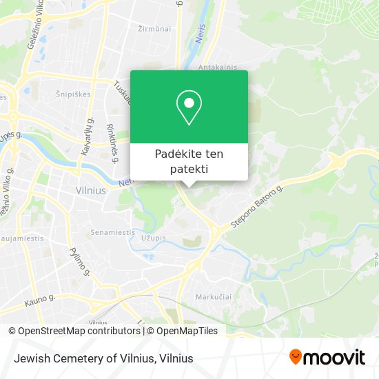Jewish Cemetery of Vilnius žemėlapis