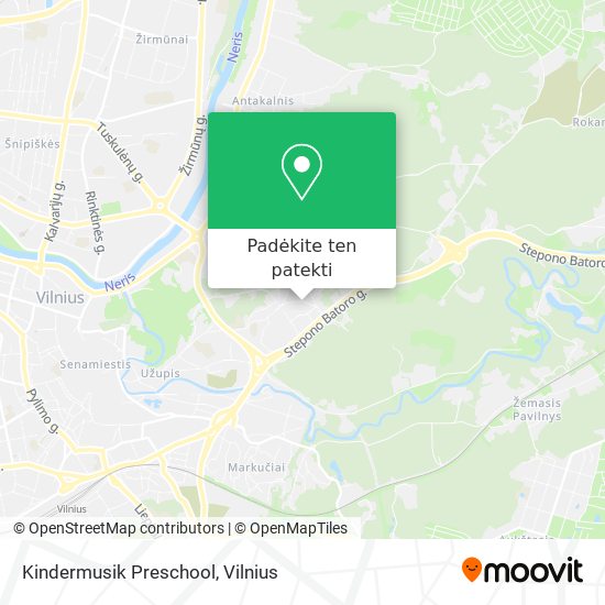 Kindermusik Preschool žemėlapis