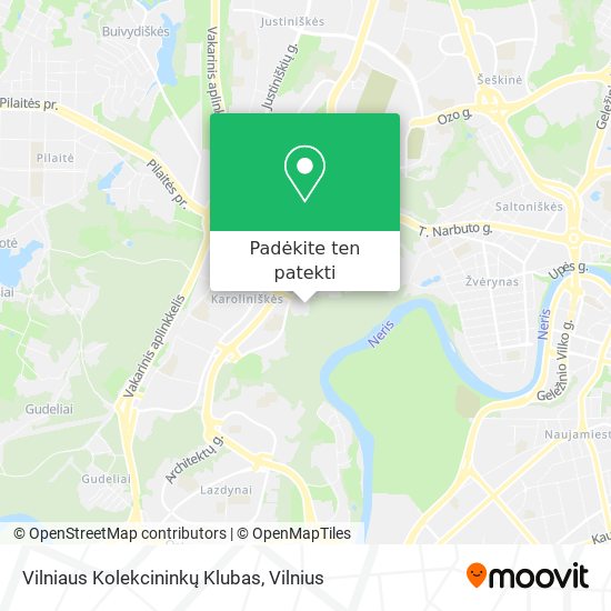 Vilniaus Kolekcininkų Klubas žemėlapis
