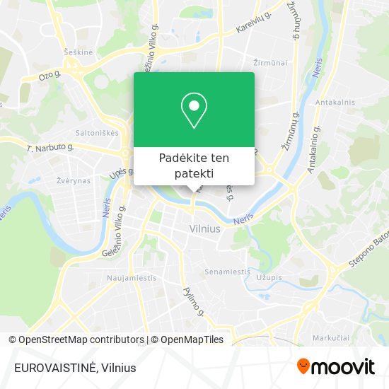 EUROVAISTINĖ žemėlapis