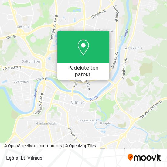 Lęšiai.Lt žemėlapis