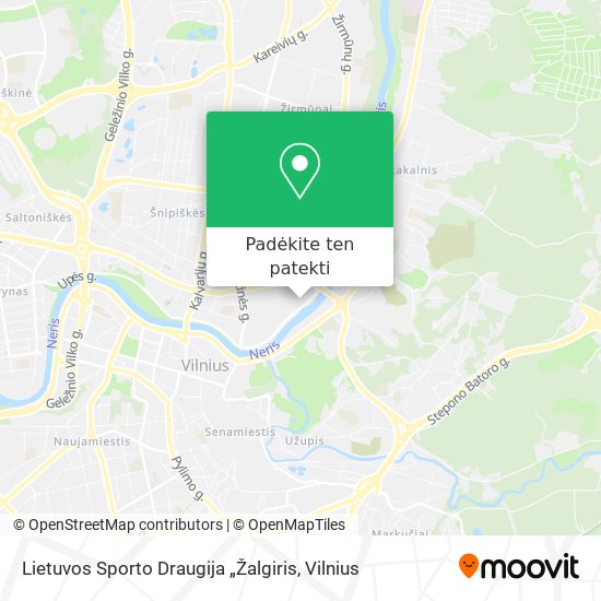 Lietuvos Sporto Draugija „Žalgiris žemėlapis