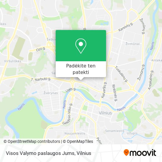 Visos Valymo paslaugos Jums žemėlapis