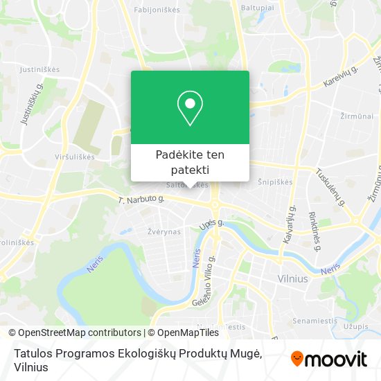 Tatulos Programos Ekologiškų Produktų Mugė žemėlapis