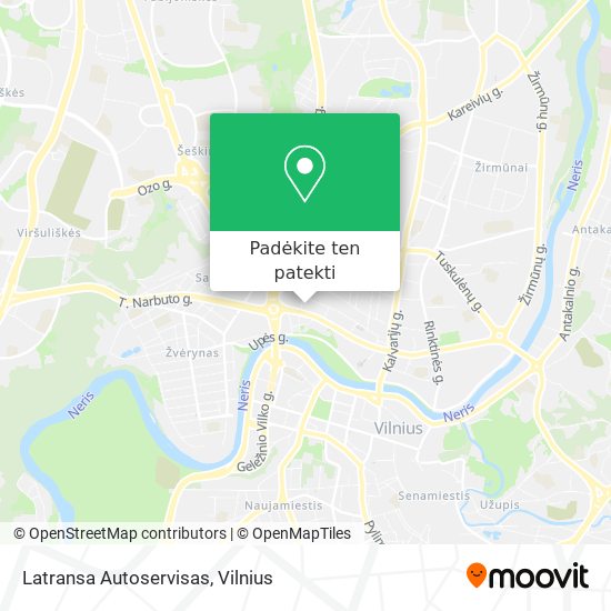 Latransa Autoservisas žemėlapis
