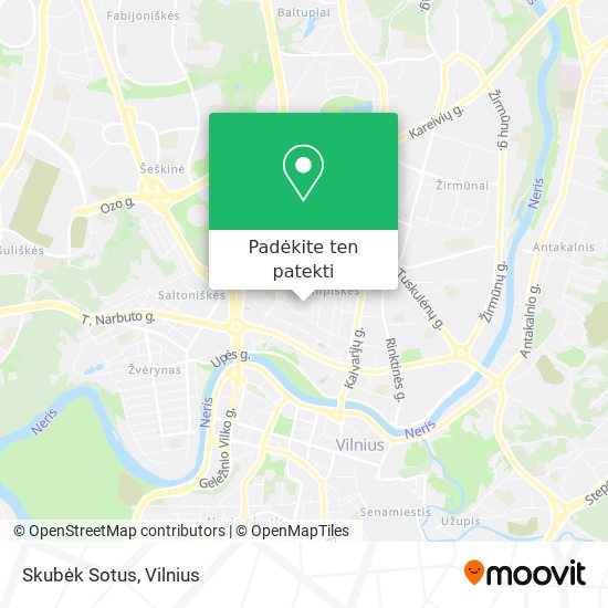 Skubėk Sotus žemėlapis