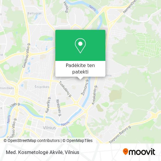 Med. Kosmetologė Akvilė žemėlapis