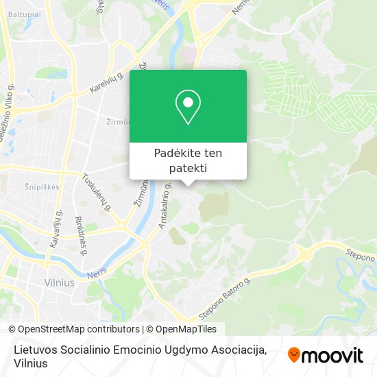 Lietuvos Socialinio Emocinio Ugdymo Asociacija žemėlapis