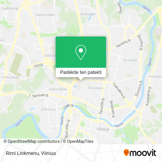 Rimi Linkmenu žemėlapis