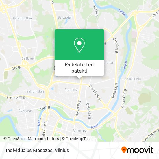 Individualus Masažas žemėlapis