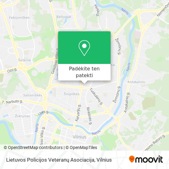 Lietuvos Policijos Veteranų Asociacija žemėlapis
