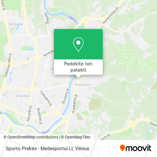 Sporto Prekės - Meilesportui.Lt žemėlapis