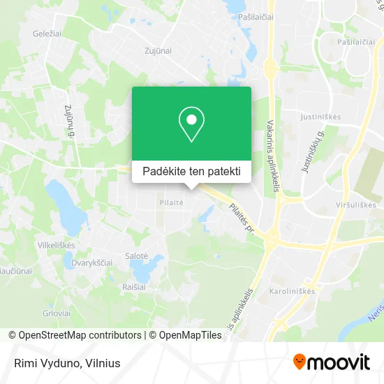 Rimi Vyduno žemėlapis