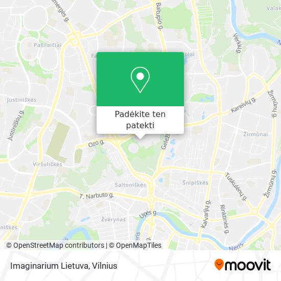 Imaginarium Lietuva žemėlapis