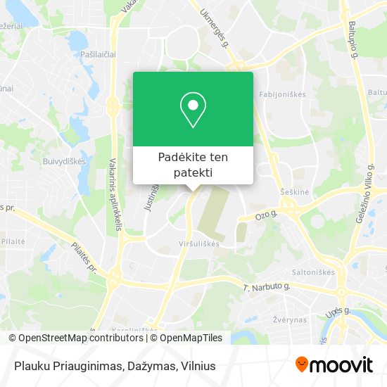 Plauku Priauginimas, Dažymas žemėlapis