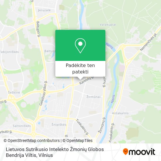Lietuvos Sutrikusio Intelekto Žmonių Globos Bendrija Viltis žemėlapis
