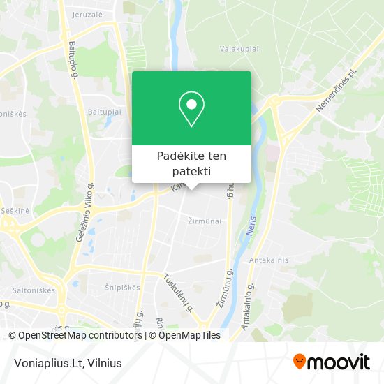 Voniaplius.Lt žemėlapis