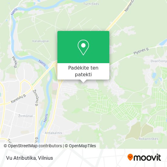 Vu Atributika žemėlapis
