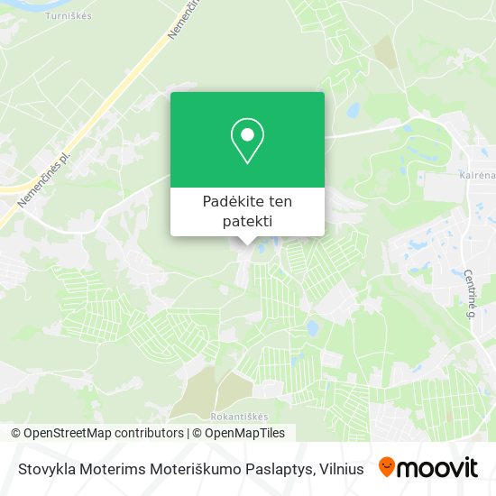 Stovykla Moterims Moteriškumo Paslaptys žemėlapis