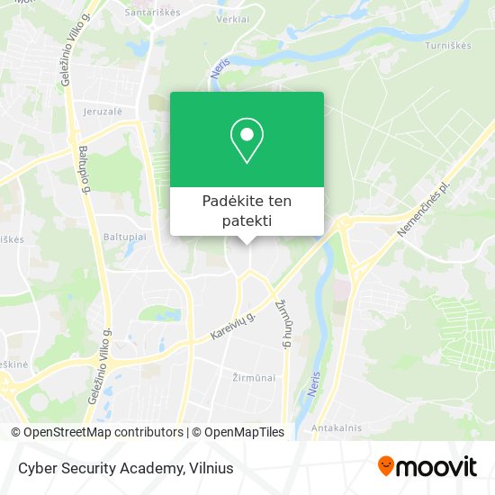 Cyber Security Academy žemėlapis