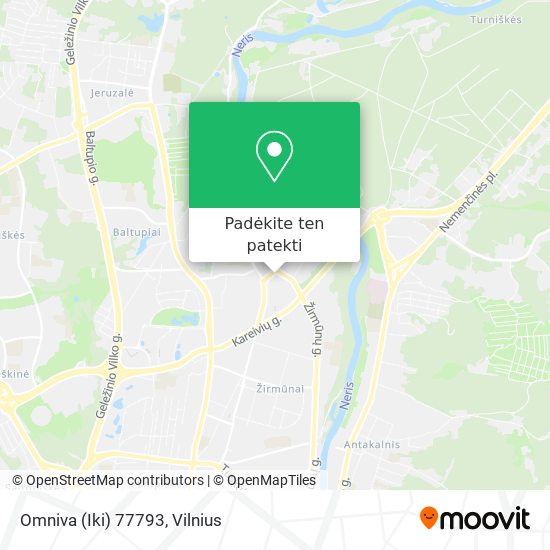 Omniva (Iki) 77793 žemėlapis