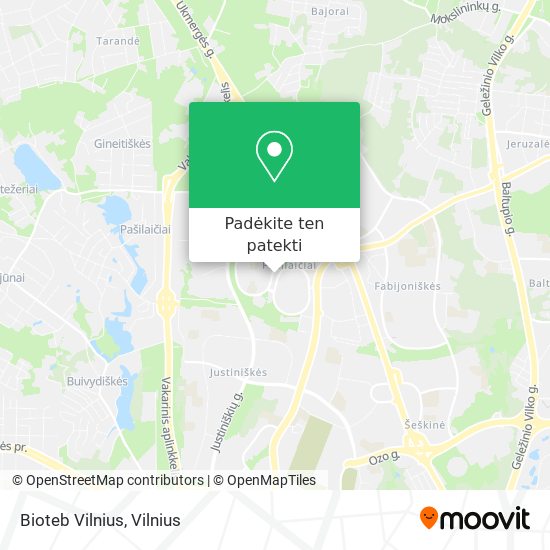 Bioteb Vilnius žemėlapis