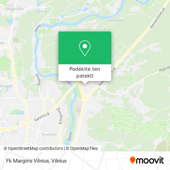 Fk Margiris Vilnius žemėlapis