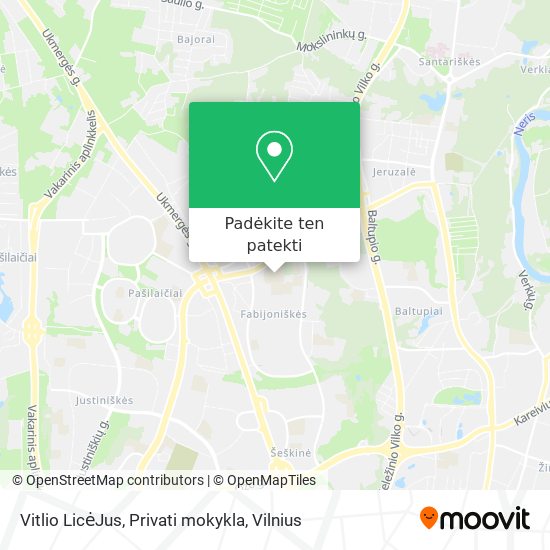 Vitlio LicėJus, Privati mokykla žemėlapis