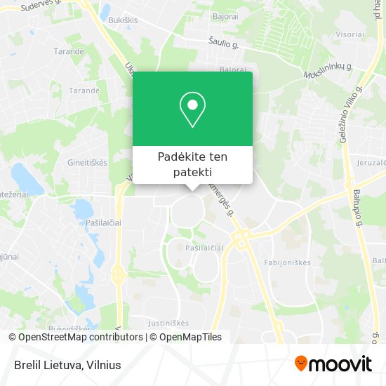 Brelil Lietuva žemėlapis