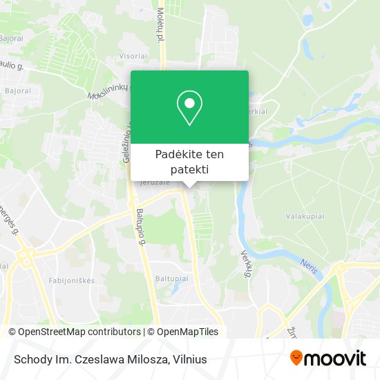 Schody Im. Czeslawa Milosza žemėlapis