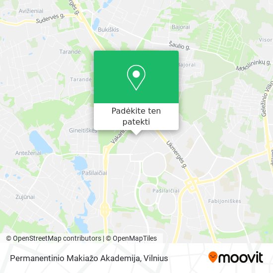 Permanentinio Makiažo Akademija žemėlapis