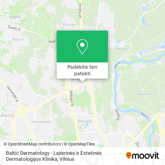 Baltic Dermatology - Lazerinės ir Estetinės Dermatologijos Klinika žemėlapis