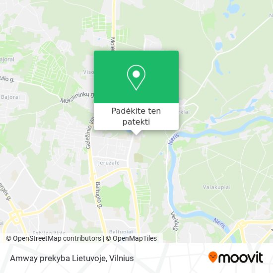 Amway prekyba Lietuvoje žemėlapis