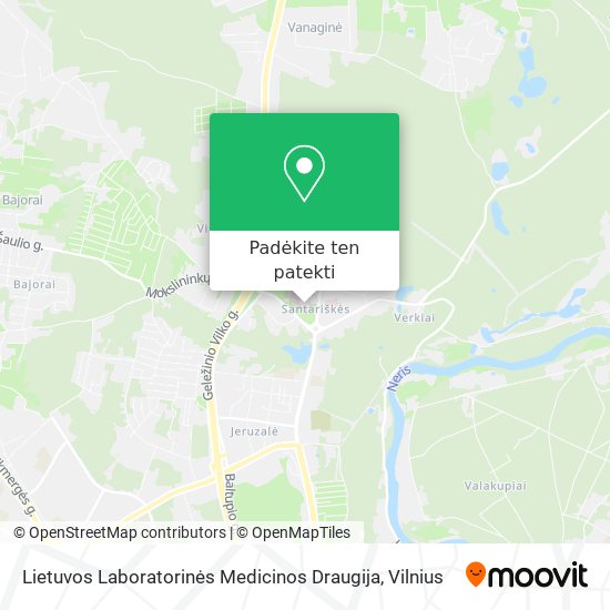 Lietuvos Laboratorinės Medicinos Draugija žemėlapis