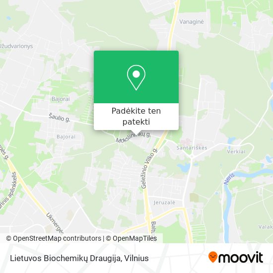 Lietuvos Biochemikų Draugija žemėlapis