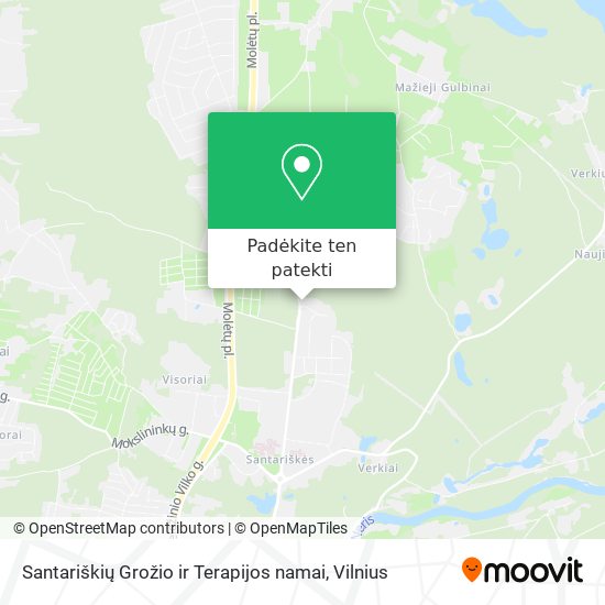 Santariškių Grožio ir Terapijos namai žemėlapis