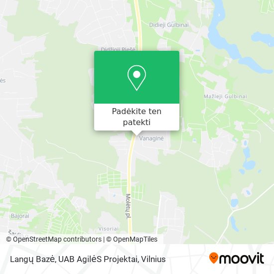 Langų Bazė, UAB AgilėS Projektai žemėlapis