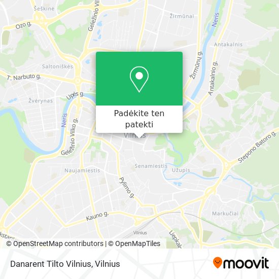 Danarent Tilto Vilnius žemėlapis
