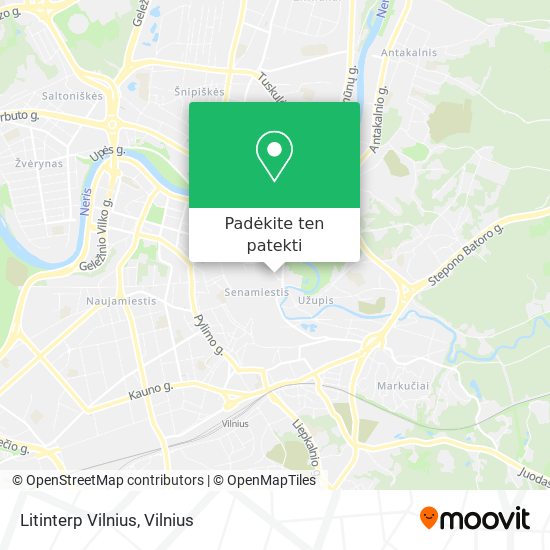 Litinterp Vilnius žemėlapis