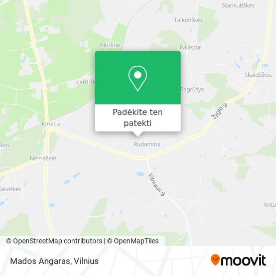 Mados Angaras žemėlapis