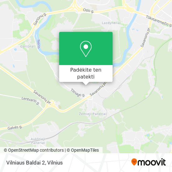 Vilniaus Baldai 2 žemėlapis