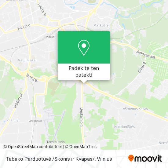 Tabako Parduotuvė /Skonis ir Kvapas/ žemėlapis